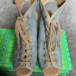 Anna Peep Toe Wedges